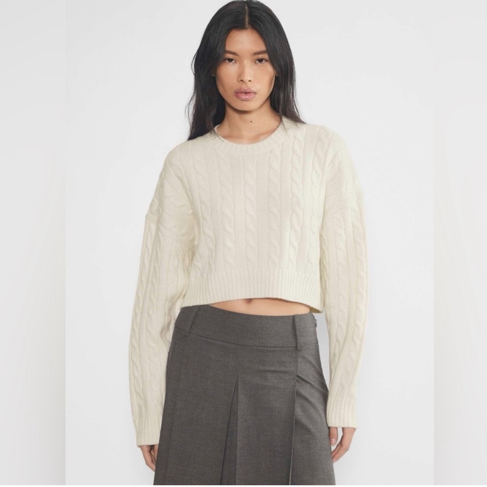 Sunday Best/Aritzia Peggy cropped sweater